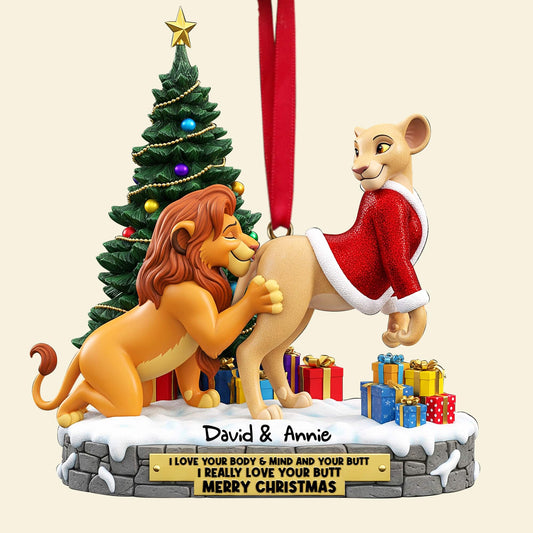 Naughty Wildland Couple Ornament - Personalized Gifts For Couple