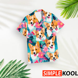 Corgi Hawaiian Shirt - Embrace Tropical Vibes with Our Corgi Love Shirt