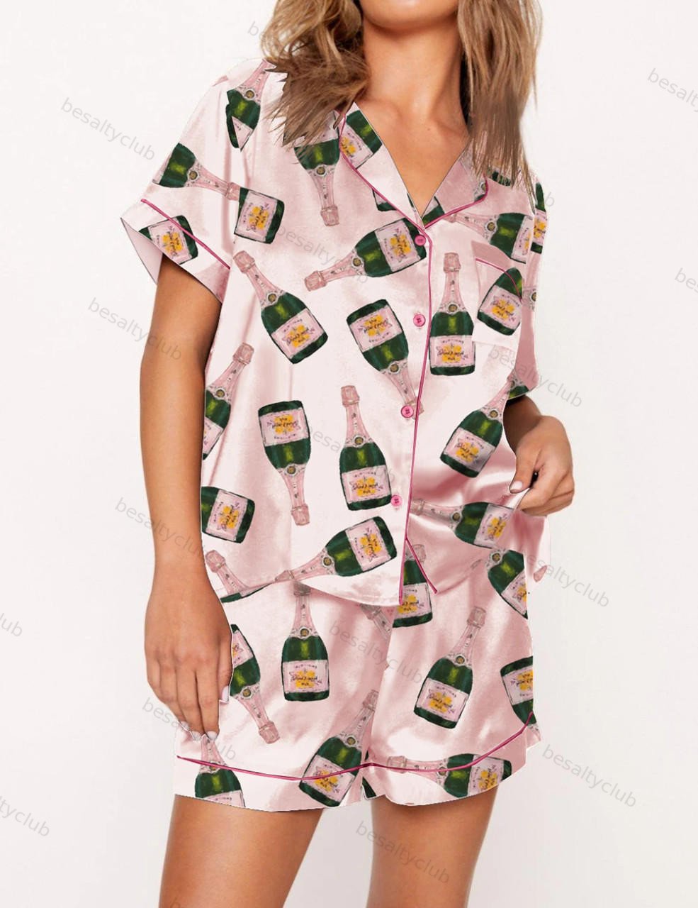 Champagne Bottles Pajama Set