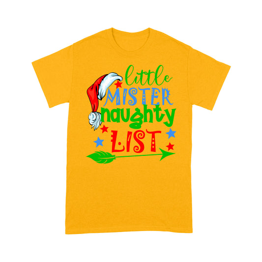 Liosta dána Máistreás Bheag Bronntanas Nollag Greannmhar Bronntanas Léine Tee Don Nollaig