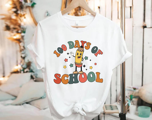 100 Days Of School Sweatshirt, 100 Days Of School T-shirt, Happy 100 Days Of School Hoodie, Student Sweatshirt