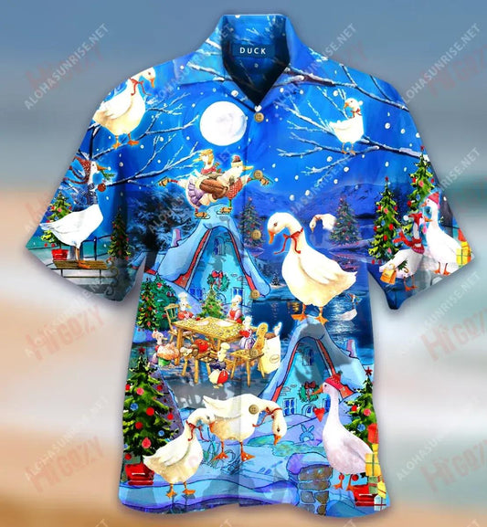 Lachain Oíche Nollag Léine Gearr Haváís Samhraidh Aloha Shirt Léinte Haváís Saincheaptha Patrún Léine Haváís, Bronntanas Léine Haváís, Bronntanas Nollag