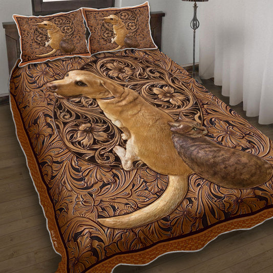 Dog And Cat Wood Sculpture Quilt Bedding Set Bedroom Set Bedlinen 3D ,Bedding Christmas Gift,Bedding Set Christmas