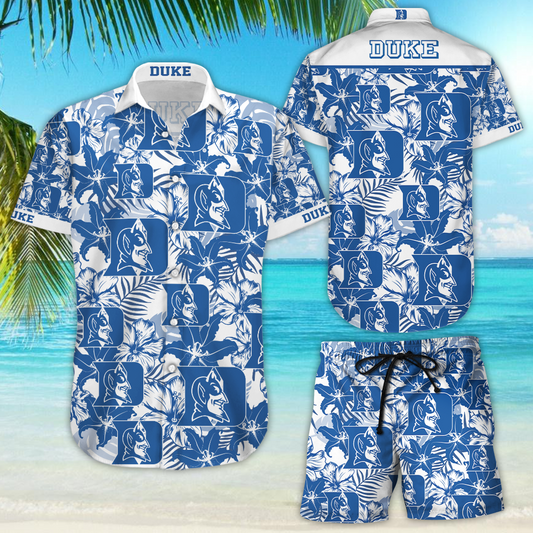 Duke Blue Devils Hawaiian Shirt_Hawaiian Shirt Gift, Christmas Gift