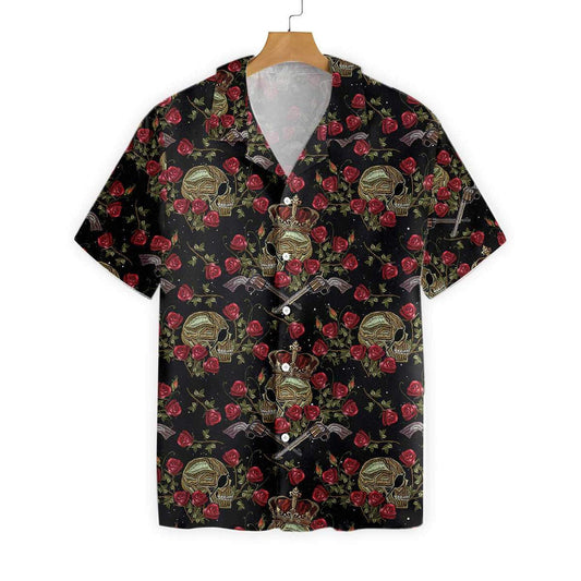 King Of Pirates In Crown Pattern Hawaiian Shirt, Hawaiian For Gift