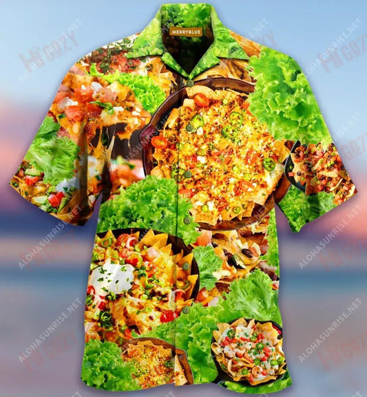 Níos mó Nachos Por Favor Léine Haváí Unisex Caitheamh aimsire Muinchille Gearr Na Léinte Haváís is Fearr Léinte Greannmhar Haváise, Bronntanas Léine Haváís, Bronntanas Nollag