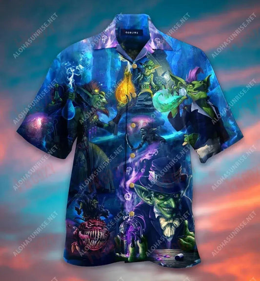 Léine Haváís Gearr Cailleach Goblin Léine Aloha Samhraidh Léinte Haváís is Fearr Léinte Haváís d'Fhir, Bronntanas Léine Haváís, Bronntanas Nollag