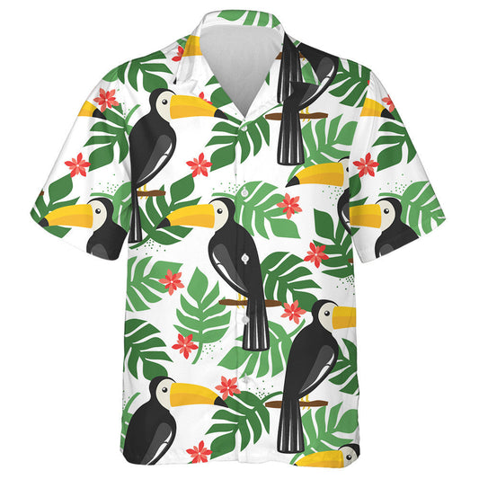 Éin Álainn Duilleoga pailme Agus Bláthanna Léine Haváís, haváís le haghaidh bronntanais