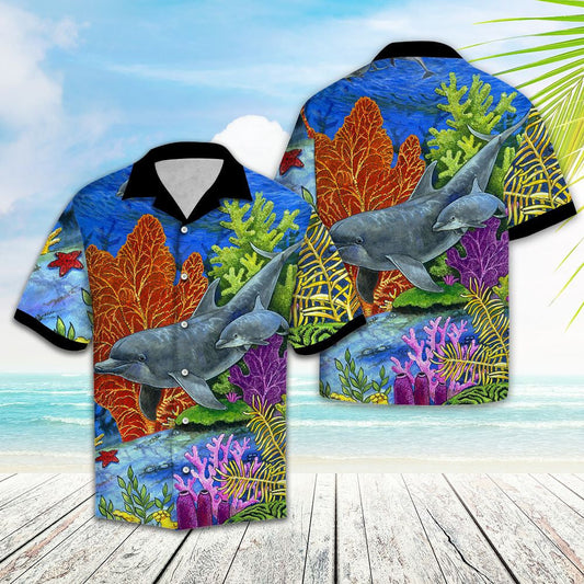 Awesome Coral Reef Under The Sea Design Hawaiian Shirt, Hawaiian Shirt Gift, Christmas Gift
