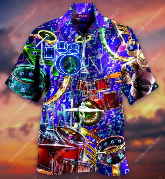 Táim Ailléirgeach Chun Tost Drumadóir Unisex Léine Gearr Haváís Aigéan T Léinte Haváís Léinte Crazy Léinte Crazy Haváí, Bronntanas Léine Haváís, Bronntanas Nollag