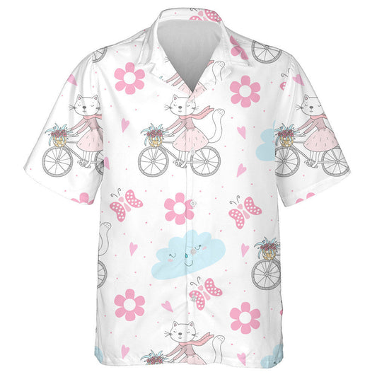 Stíl Chartúin Capall Agus Bláthanna Dearg Léine Haváís, Haváis Don Bronntanas