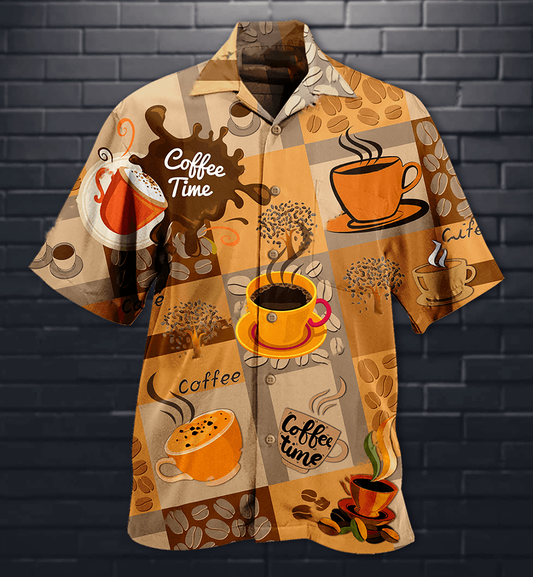 Coffee Time - Hawaiian Shirt, Hwaiian For Gift