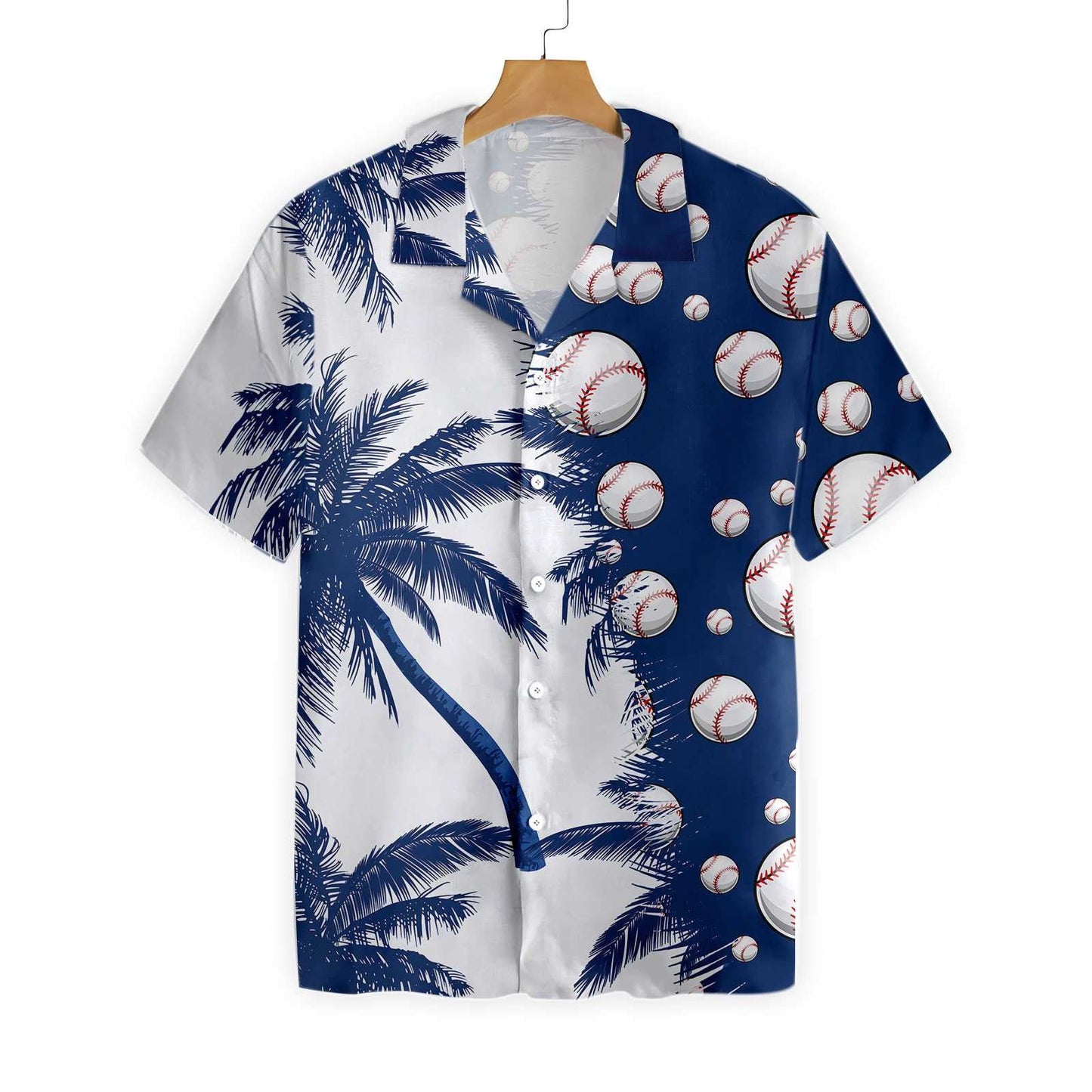Under Palm Tree The Coolest Baseball Hawaiian Shirt, Hwaiian For Gift