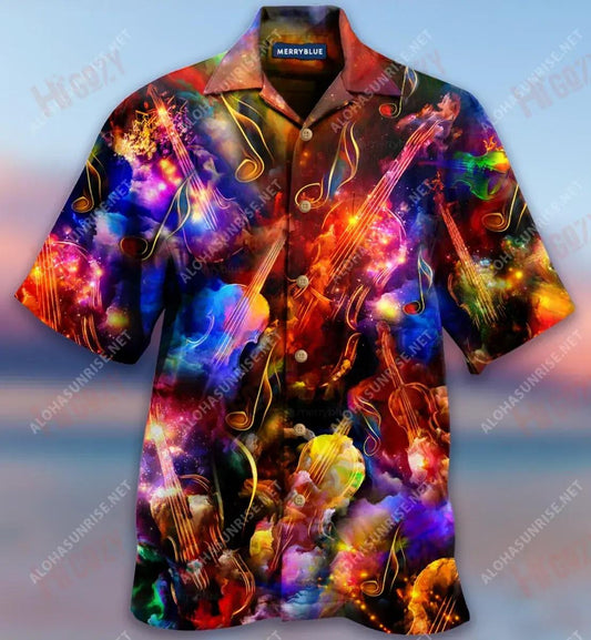 Tá Grá Cosúil le Veidhlín, Fanann Na Teaghráin go Deo Léine Haváínis Unisex Muinchille Farraige Oirbheartaíochta Léinte haváíais Léinte Haváís do Mhná, Bronntanas Léine Haváís, Bronntanas Nollag