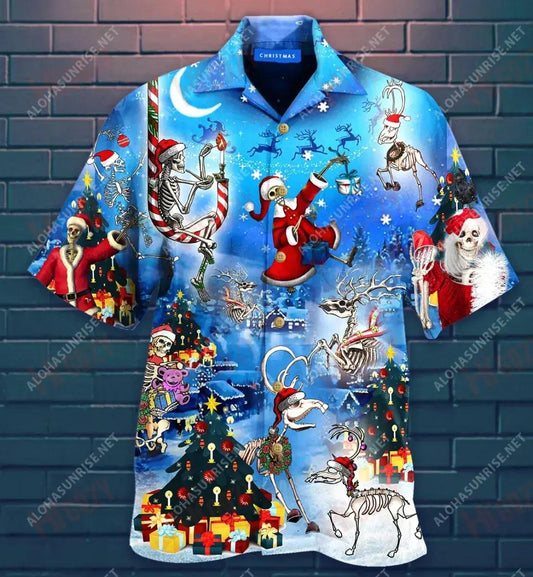 Nollaig Shona Le Chnámharlach Léine Ghearr Haváís Laethanta Saoire Léinte T Haváíacha Léinte Haváís is Fearr do Mhná, Bronntanas Léine Haváíais, Bronntanas Nollag