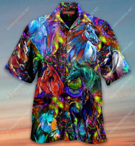 Capaill Dhathúla Léine Ghearr Muinchille Unisex Caitheamh aimsire Léinte T haváíais Léinte seanré Haváíais Léinte haváíais d'Fhir, Bronntanas Léine Haváís, Bronntanas Nollag