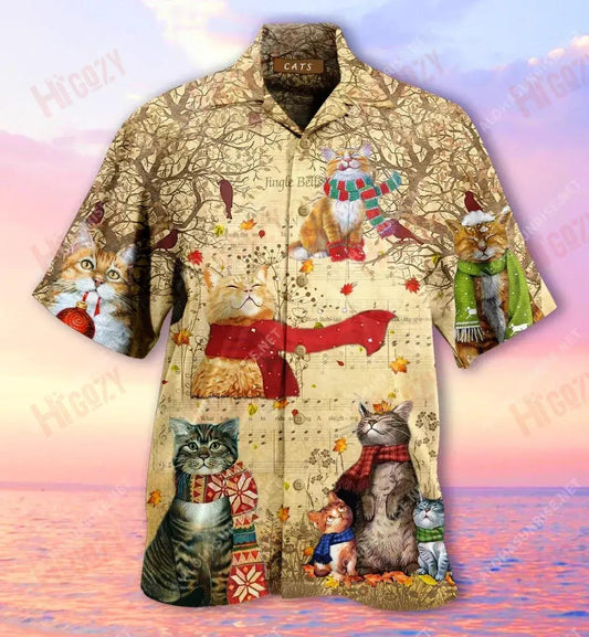 In The Melody Of Life Léine Haváise Unisex Caitheamh aimsire Gearr Muinchille Na Léinte Haváís is Fearr Léinte Greannmhar Haváís, Bronntanas Léine Haváís, Bronntanas Nollag