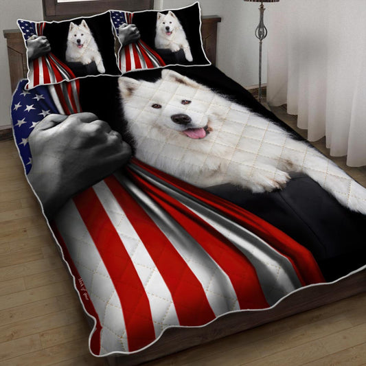 Samoyed Dog Lover Quilt Bedding Set Bedroom Set Bedlinen 3D,Bedding Christmas Gift,Bedding Set Christmas