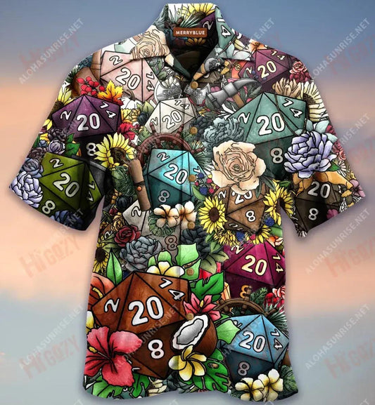 Tá Ádh mór i Rudaí Beaga Léine Haváí Unisex Muinchille Aigéan Muinchille Gearr Sean Léinte Haváís Léinte Haváís do Mhná, Bronntanas Léine Haváís, Bronntanas Nollag