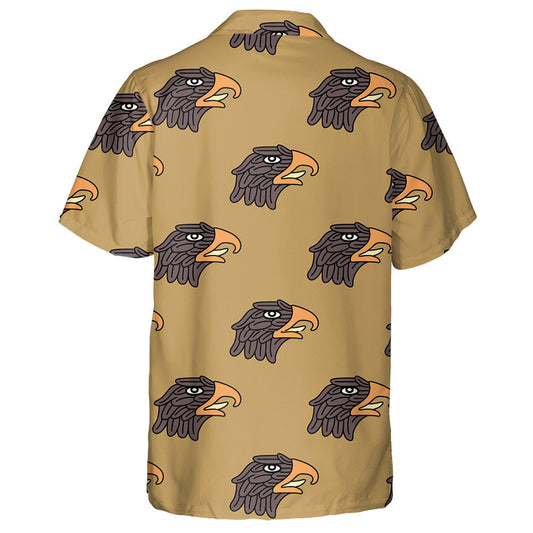 Funny Stylized Heads Of Eagle Hawaiian Shirt,Hawaiian Shirt Gift, Christmas Gift
