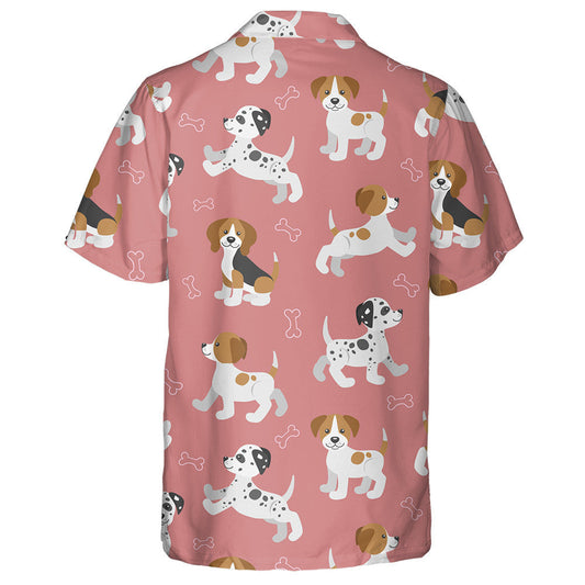 Dalmatian Madraí Cartoon Beagle Agus Léine Haváíach Jack Russell-Bhrocaire, Bronntanas Léine Haváís, Bronntanas Nollag