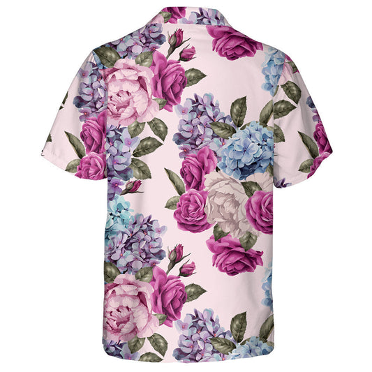 Uiscedhath Vintage Pink Rose Solas Gorm Patrún Floral Léine Haváís, Bronntanais Léine Haváís, Bronntanas Nollag