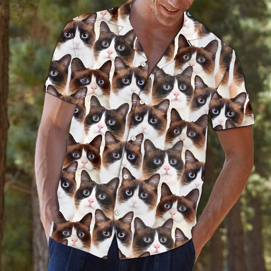 Snowshoe Awesome Animal Face Collection Themed Hawaiian Shirt, Hawaiian Shirt Gift, Christmas Gift