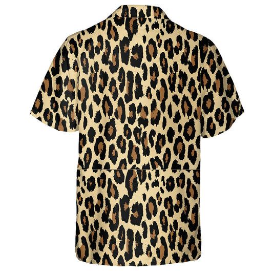 Exotic Colorful Leopard Design Hand Drawn Hawaiian Shirt, Hawaiian Shirt Gift, Christmas Gift