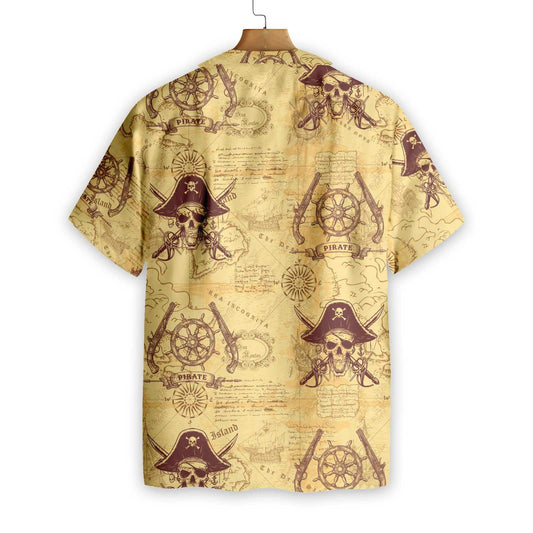 Pirates Skull Speisialta na Farraige Ársa Léarscáil Léine Haváís, Léine Haváís Bronntanas, Nollag Bronntanas