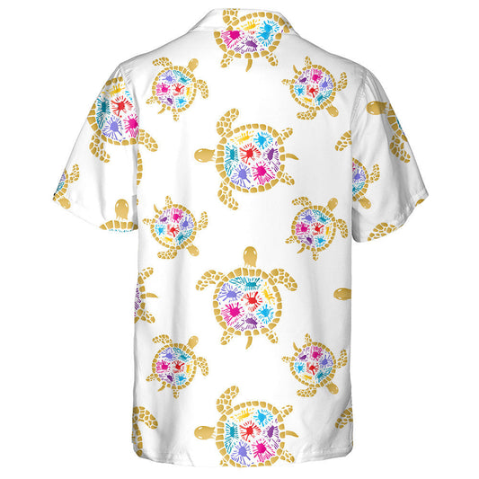 Turtar Farraige Le Blotanna Daite Ar an Léine Haváích Blaosc, Bronntanas Léine Haváíais, Bronntanas Nollag