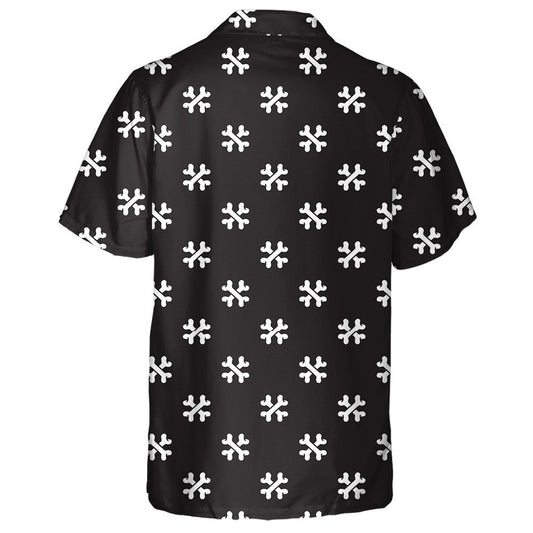 Madra Tras Chnámh Pirate Cúlra Aonair Oíche Shamhna Léine Haváís, Bronntanas Léine Haváís, Bronntanas Nollag