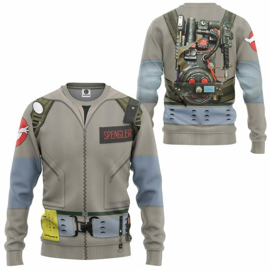 Ghostbusters 1984 Spengler Cosplay Saincheaptha Tshirt Éadaí Cochaillín