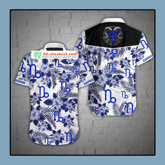 Capricorn tropical hawaiian shirt_ Hawaiian Shirt-Hawaiian Shirt Gift, Christmas Gift
