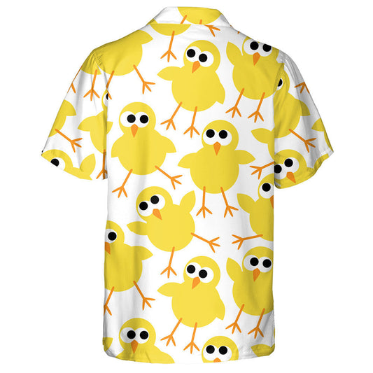 Cute And Funny Little Yellow Chickens Hawaiian Shirt,Hawaiian Shirt Gift, Christmas Gift