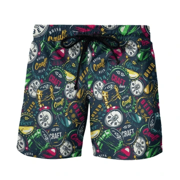 Hippie Beer Watercolor Design Hawaiian Shirt, Hawaiian For Gift