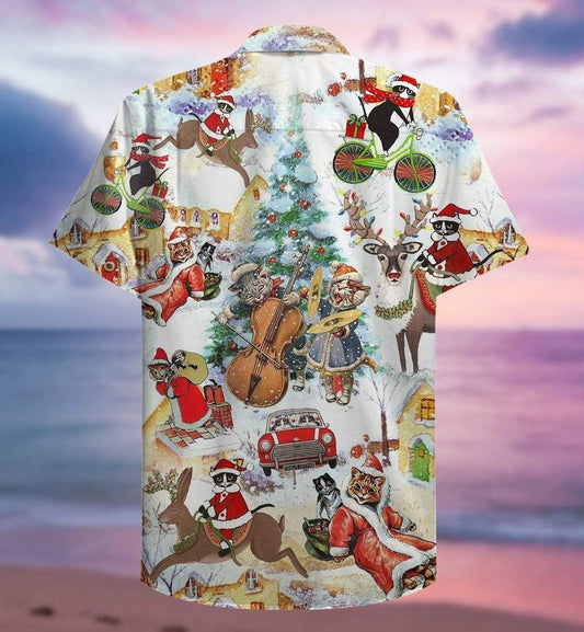 Dear Léine Haváís Cat Dubh Faoi Lá Nollag, Bronntanas Léine Haváís, Bronntanas Nollag