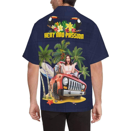 Teas Jeep Car Agus Paisean Léine Haváís Grianghraf Saincheaptha Toucan, Bronntanas Léine Haváíais, Bronntanas Nollag