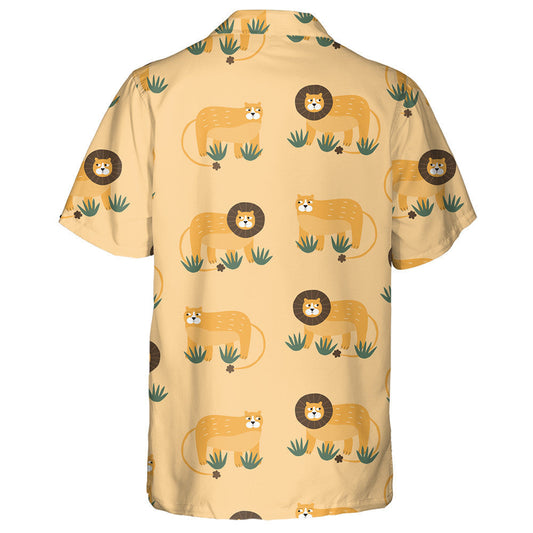 Lions Gleoite Le Súile Greannmhar Agus Léine Haváíais Green Bush, Bronntanas Léine Haváís, Bronntanas Nollag