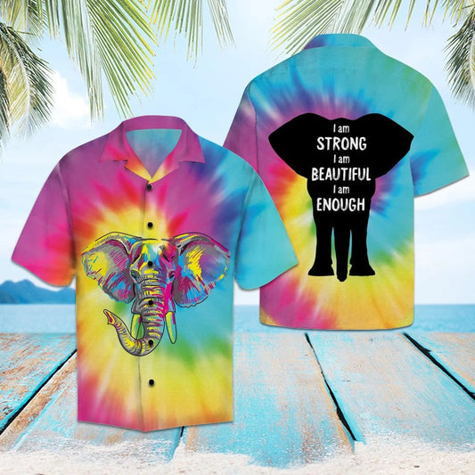 Ealaín Ceann Eilifint Iontach Ar Phatrún Ceangail Dath Léine Haváís, Bronntanas Léine Haváíais, Bronntanas Nollag