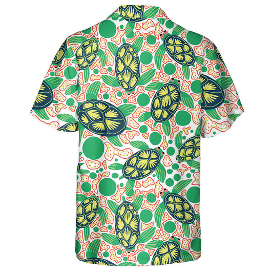 Green Sea Turtles In The Tropical Sea Hawaiian Shirt, Hawaiian Shirt Gift, Christmas Gift