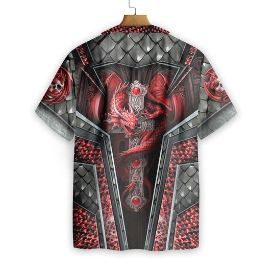 Cool Dragon 3D Pattern Design Hawaiian Shirt,Hawaiian Shirt Gift, Christmas Gift