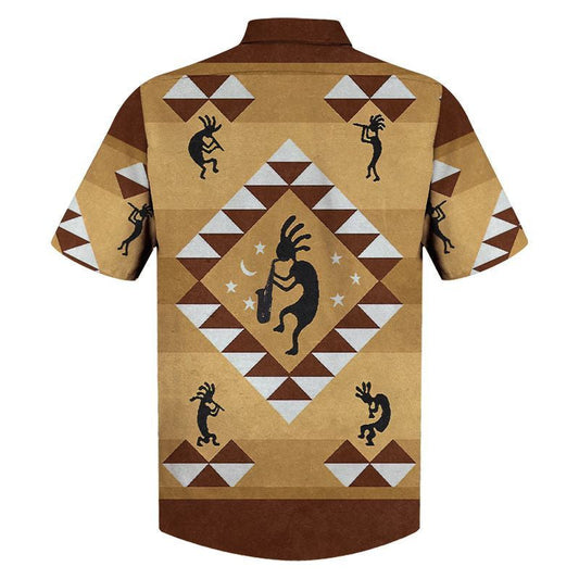 Native American People Playing Music Instrument Hawaiian Shirt,Hawaiian Shirt Gift, Christmas Gift