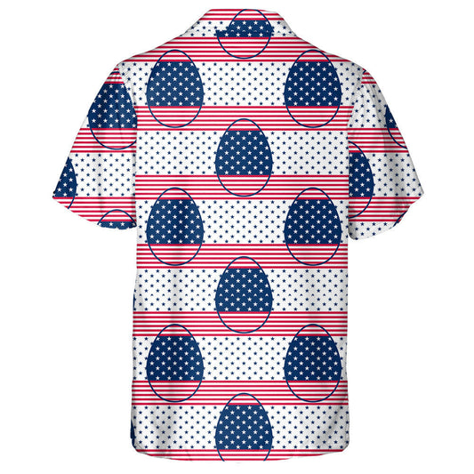 Uibheacha Cásca Maisithe Le Bratacha USA Dathanna Agus Siombail Léine Haváí, Bronntanas Léine Haváís, Bronntanas Nollag