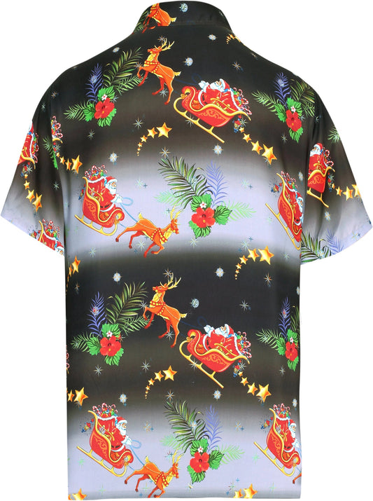 Meaningful Winter Time With Santa Design Hawaiian Shirt,Hawaiian Shirt Gift, Christmas Gift