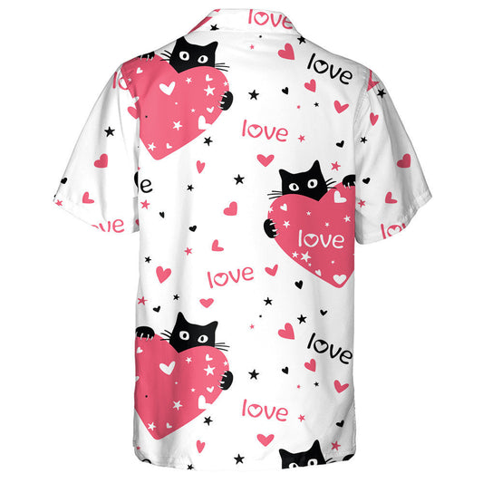 Cait Dubh gleoite Agus Croí Do Lá Grá Léine Haváís, Bronntanas Léine Haváís, Bronntanas Nollag