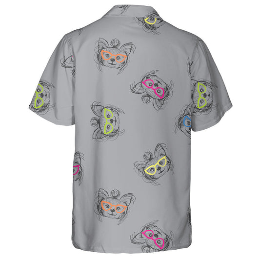 Líníocht Sceitseála Madra-Bhrocaire York Le Léine Haváích Sunglass ildaite, Bronntanas Léine Haváís, Bronntanas Nollag