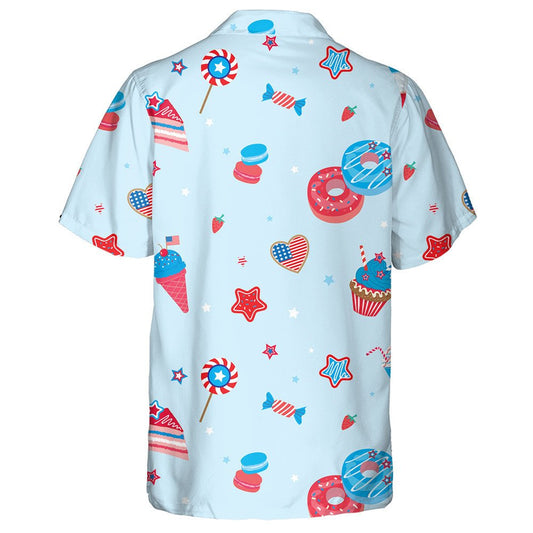 Various Sweet Dessert And Drink For Independence Day Party Hawaiian Shirt, Hawaiian Shirt Gift, Christmas Gift