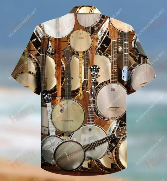 NÍ MÓR A RINNE Banjo Strac Unisex Léine Haváís Laethanta Saoire Muinchille Gearr Léinte Haváís Seanréalta Léinte Haváís do Mhná, Bronntanas Léine Haváís, Bronntanas Nollag