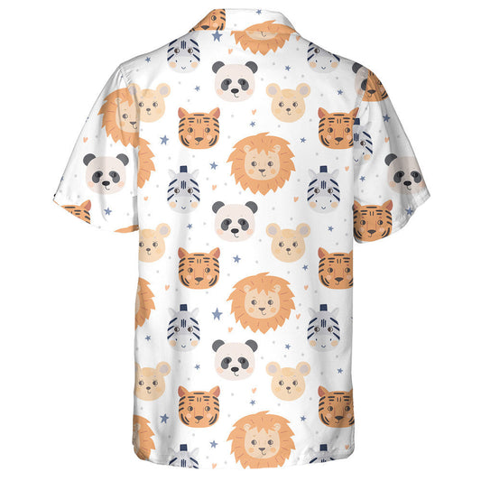 Muzzle Of Lion Tiger Luch Riabhach Agus Léine Haváís Panda, Bronntanas Léine Haváíais, Bronntanas Nollag