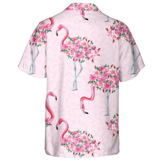 Special Flamingo With Body By Pink Roses Hawaiian Shirt, Hawaiian Shirt Gift, Christmas Gift